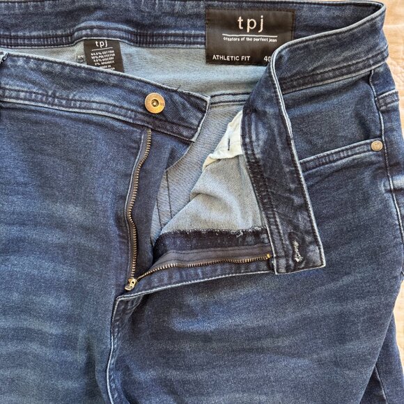 TPJ Men's 40x28 Athletic Fit Blue Jeans - Picture 6 of 10